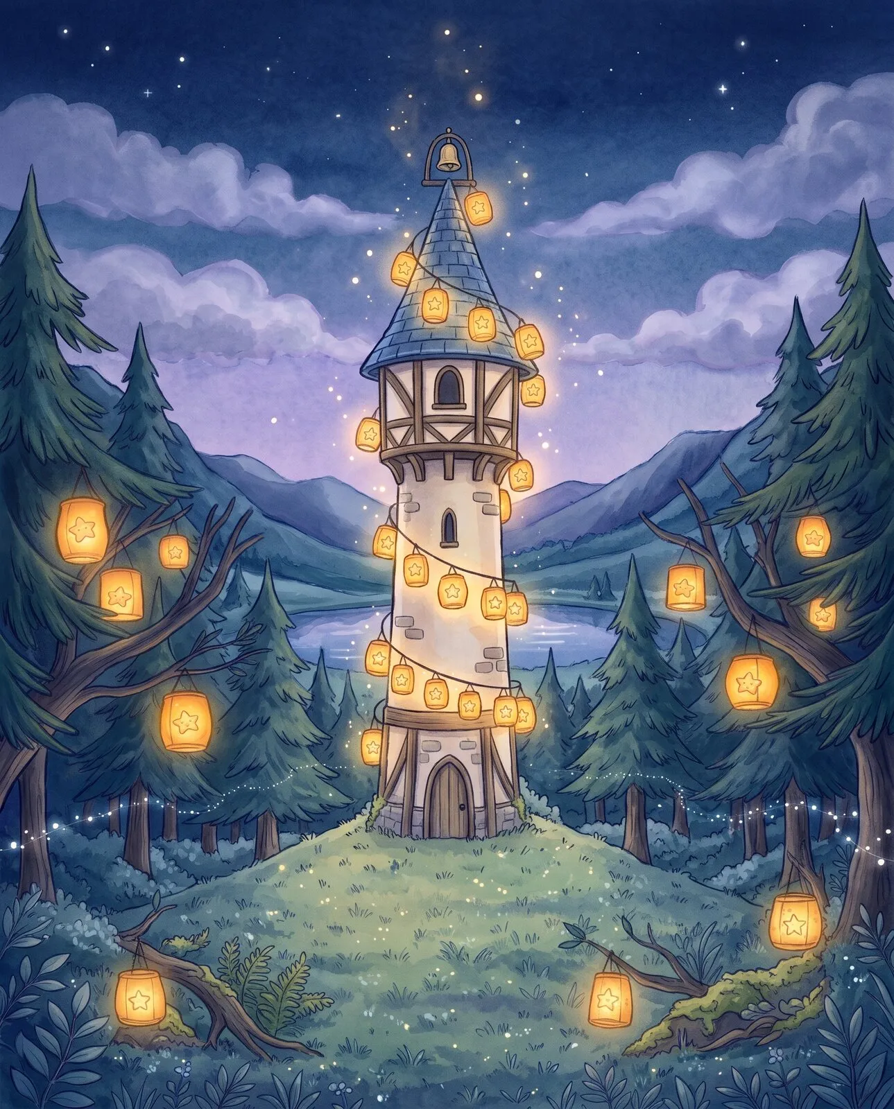 Ilustração: Torre das Lanternas